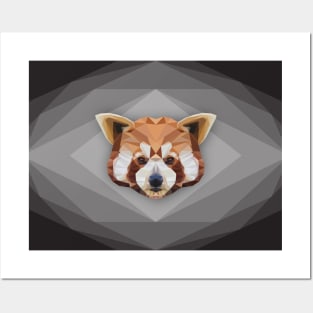 Rusty Red Panda Posters and Art